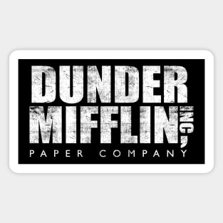 DUNDER MIFFLIN - White Magnet